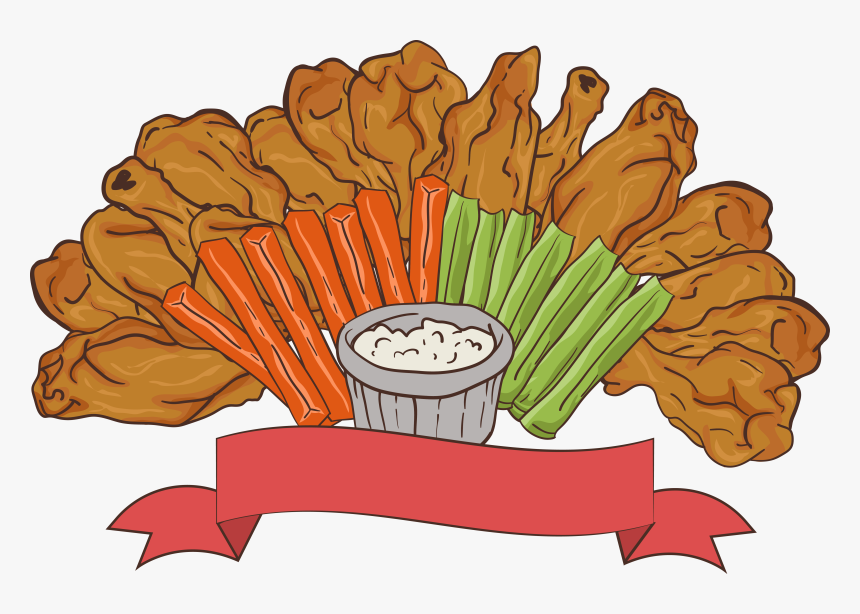 Korean Fried Chicken Wing - Chicken Wings Vector File, HD Png Download