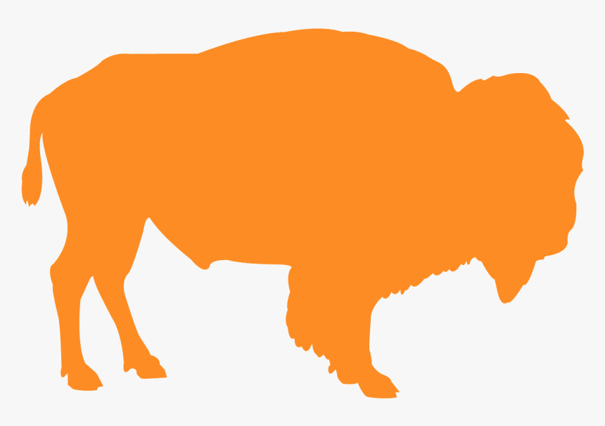 Bison Silhouette, HD Png Download