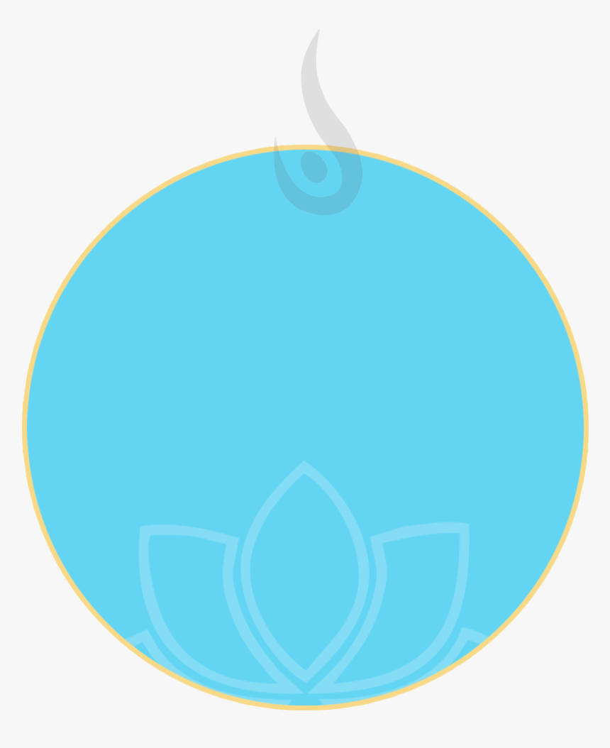 Yoga North Isyi Banner Element Blue Swirl Top - Circle, HD Png Download