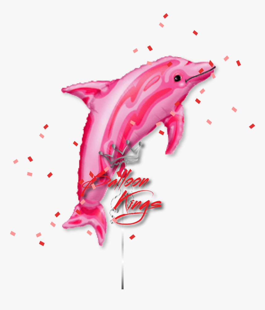 Transparent Dolphin Clipart - Pink Dolphin, HD Png Download