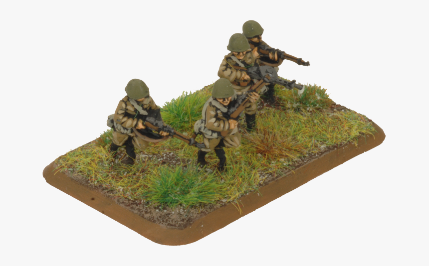 Flames Of War Sbx50 Rifle Company [plastic] Wwii Russian - Infantry, HD Png Download