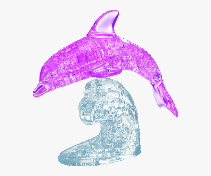 3d Crystal Puzzle Deluxe - Crystal Pink Dolphin, HD Png Download