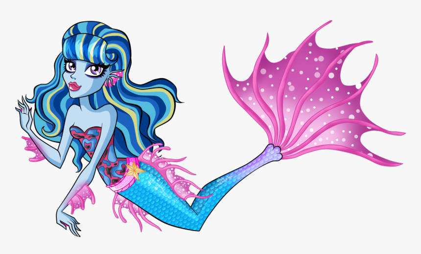 Mermaid Drawing Monster - Monster High Mermaid Girl, HD Png Download