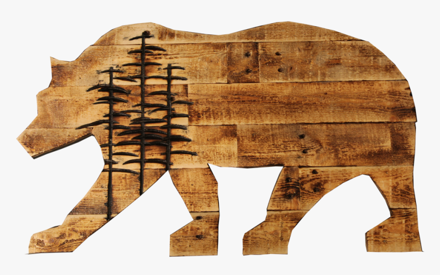 Bear With Trees - Indian Elephant, HD Png Download