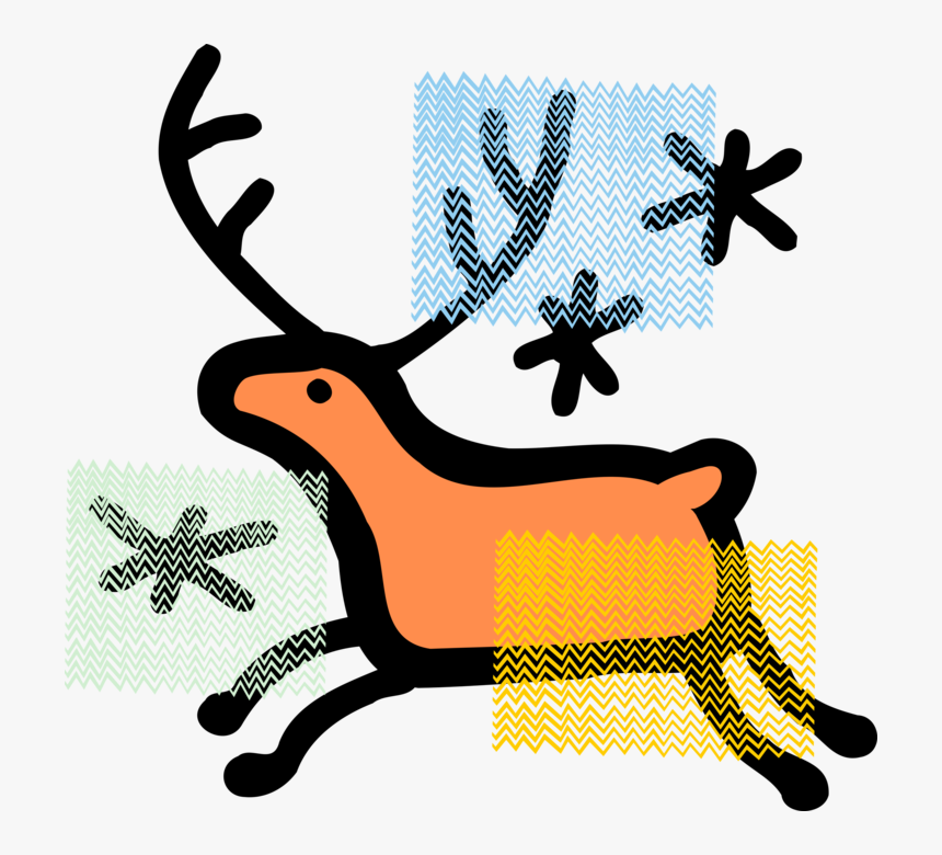 Vector Santa Reindeer, HD Png Download