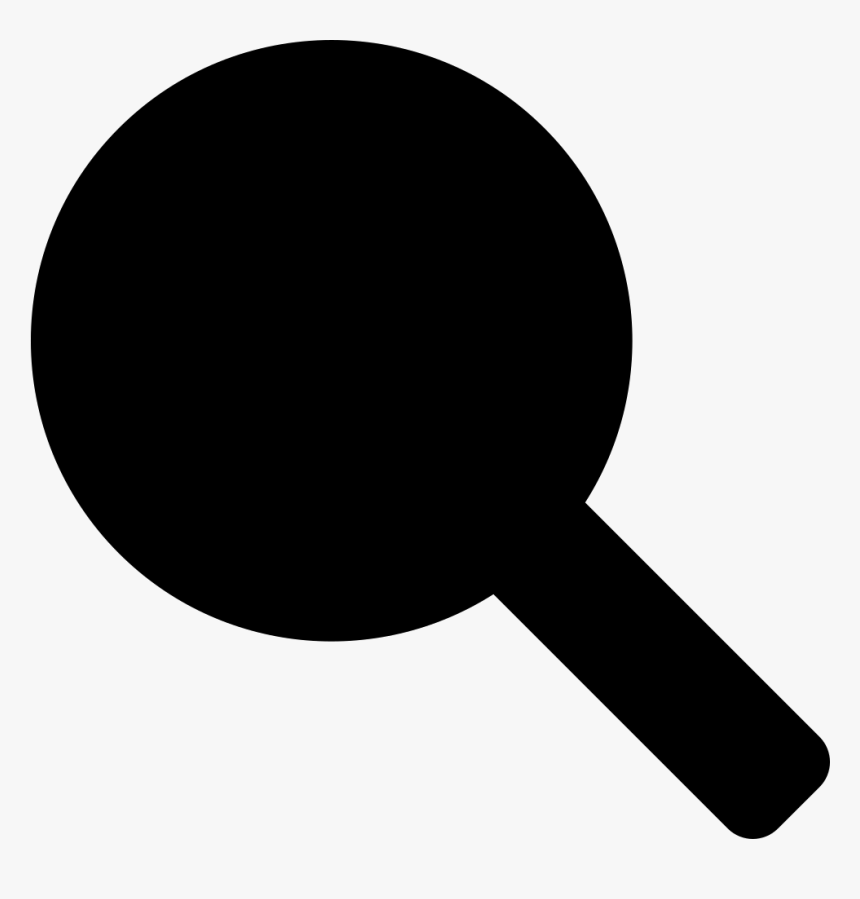 Table Tennis Racquet Or Rattle Musical Instrument Black - Table Tennis Bat Shape, HD Png Download