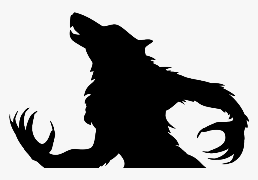 Werewolf Black And White, HD Png Download
