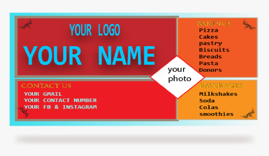 Bakers Business Card Design Illustration Flat Logo - Ps3 Key, HD Png Download