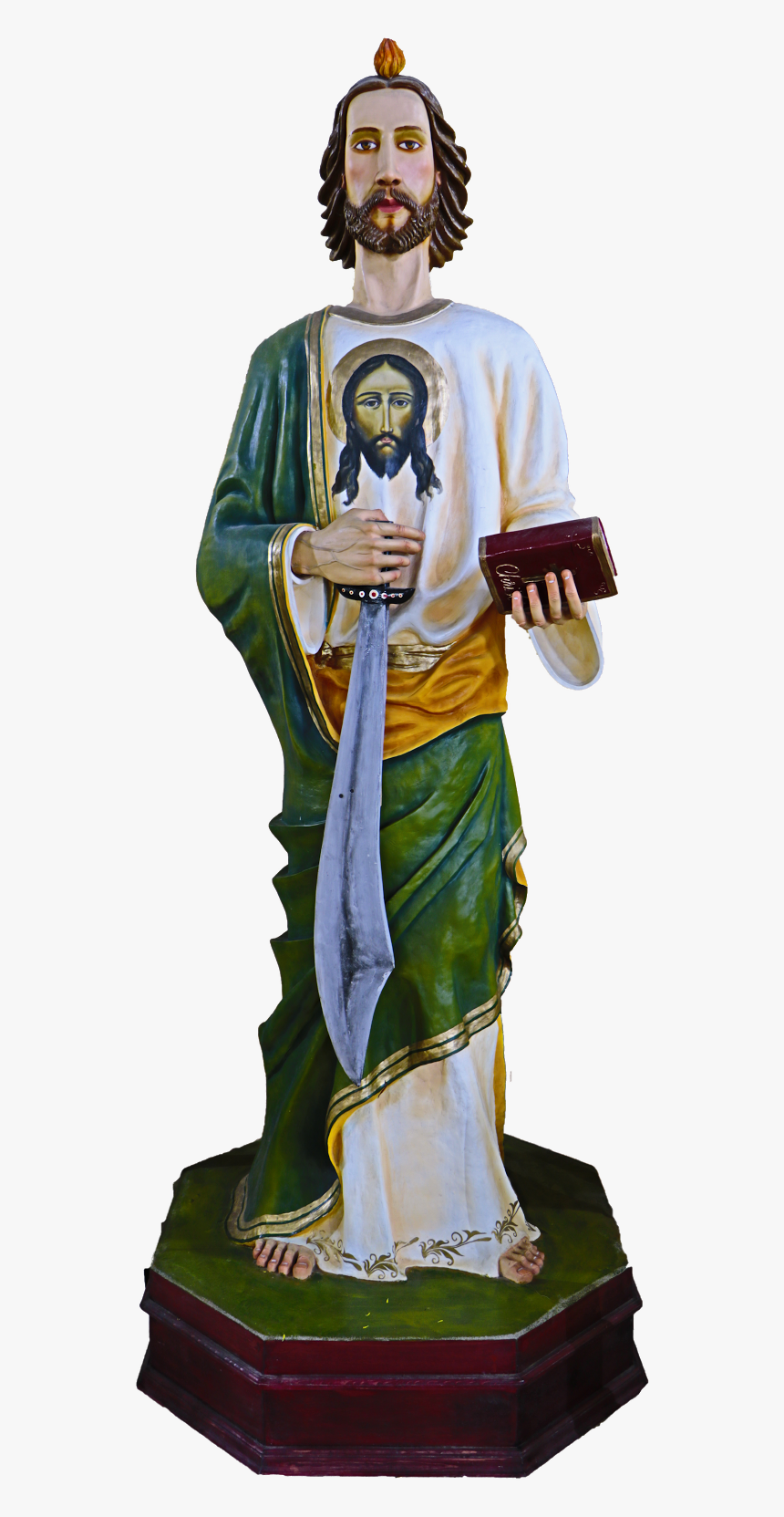 San Judas Tadeo Apostol - San Judas Tadeo Estatua Grande, HD Png Download