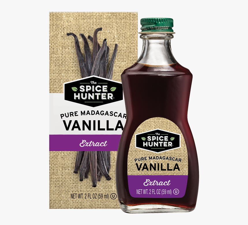 Pure Vanilla Extract - Glass Bottle, HD Png Download
