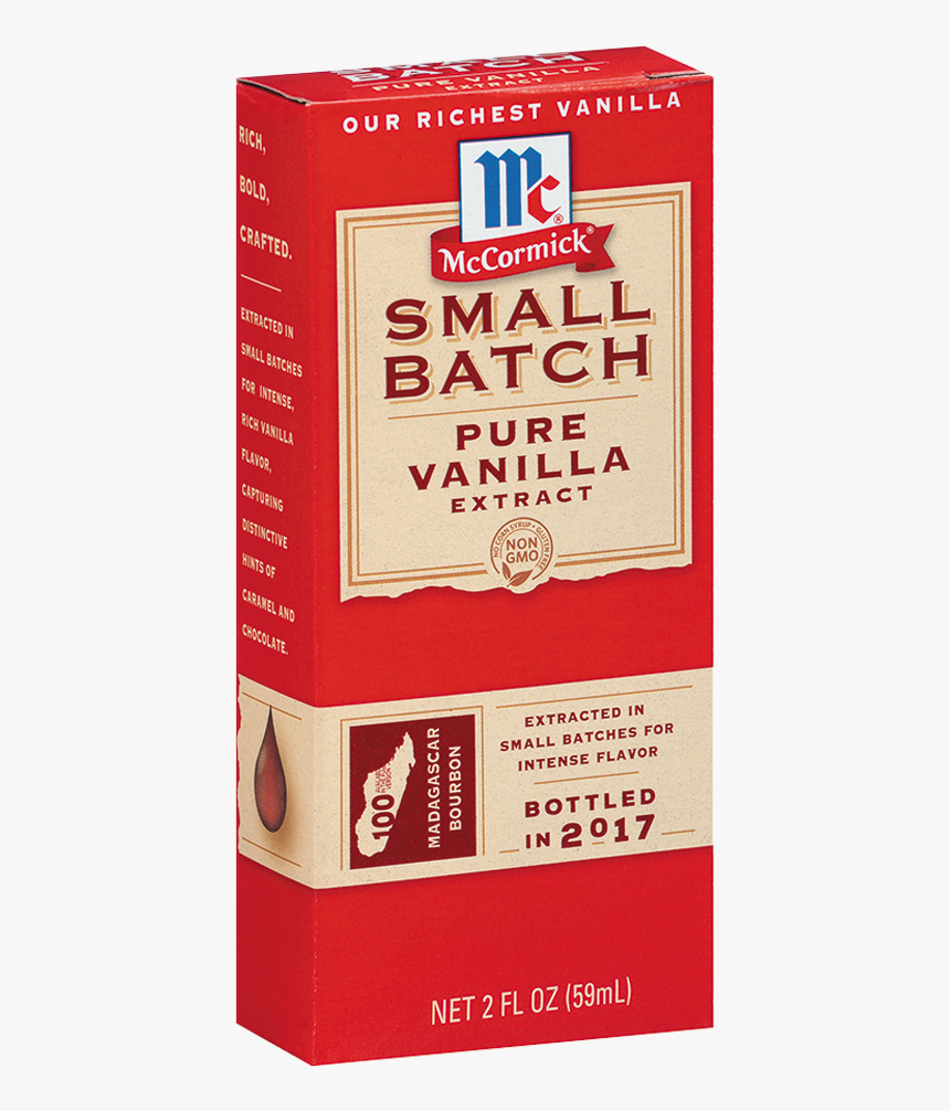 Mccormick Small Batch Pure Vanilla Extract, HD Png Download