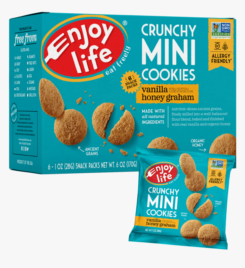 Enjoy Life Mini Cookies, HD Png Download