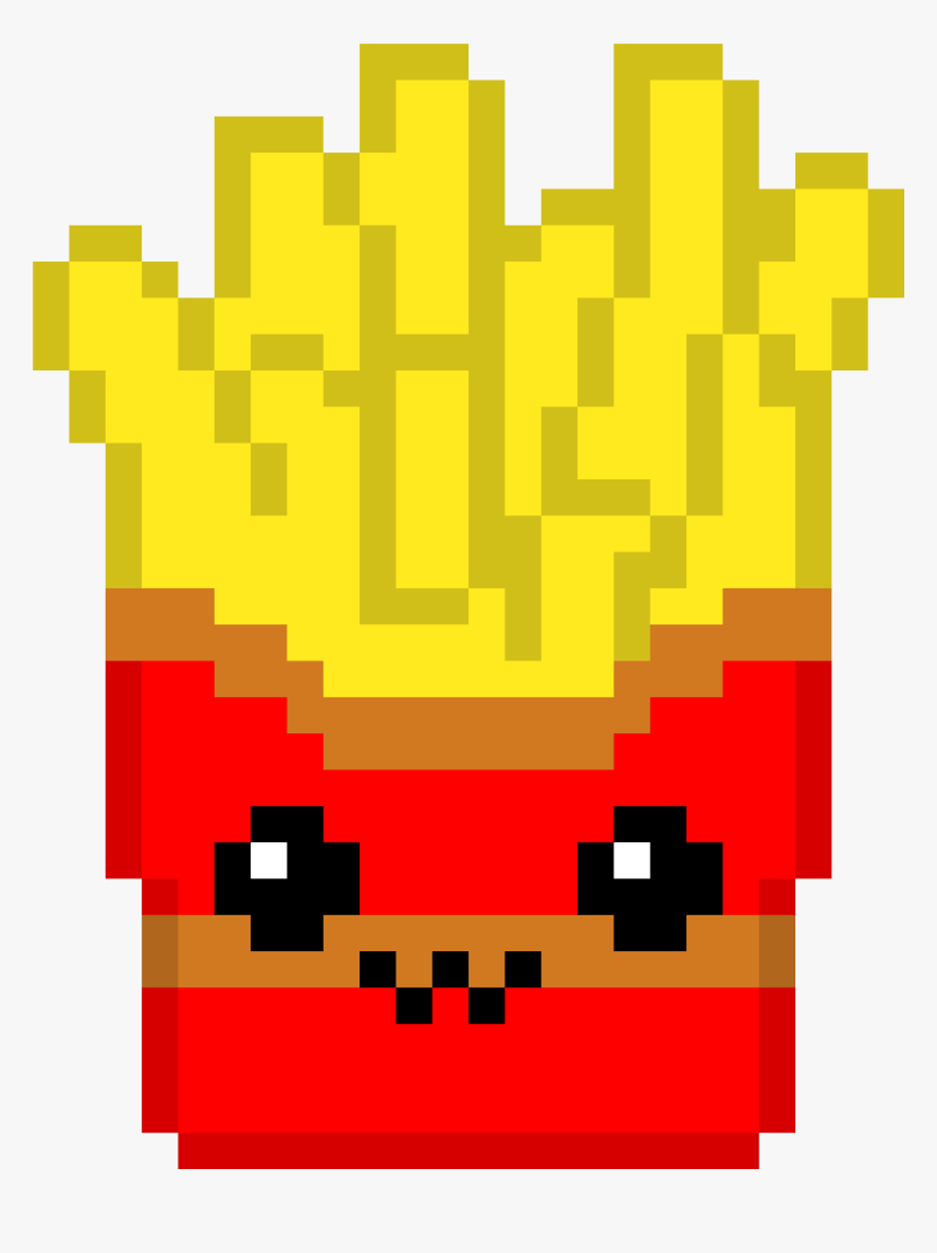 Minecraft Fries Pixel Art Png Download French Fry Pixel Art