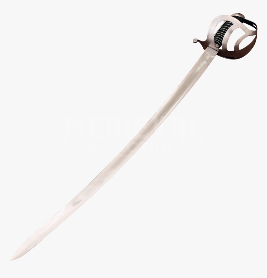 Fencing-weapon - Basket Hilt Cavalry Sword, HD Png Download