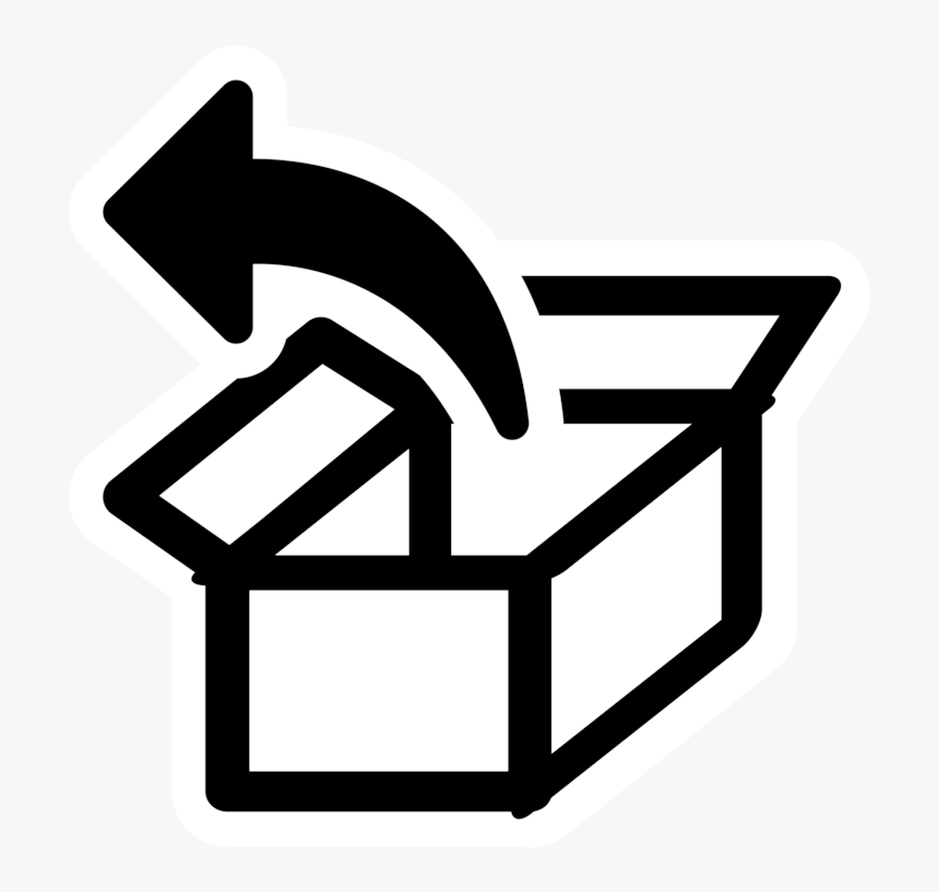 Angle,area,symbol - Empty Box Clipart Black And White, HD Png Download