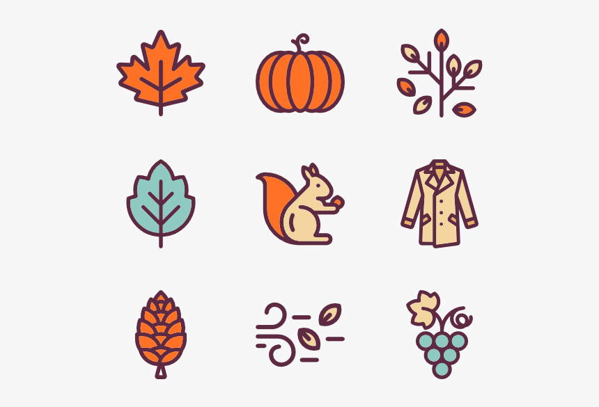 Fall Icons Clipart HD Png Download Transparent Png Image PNGitem