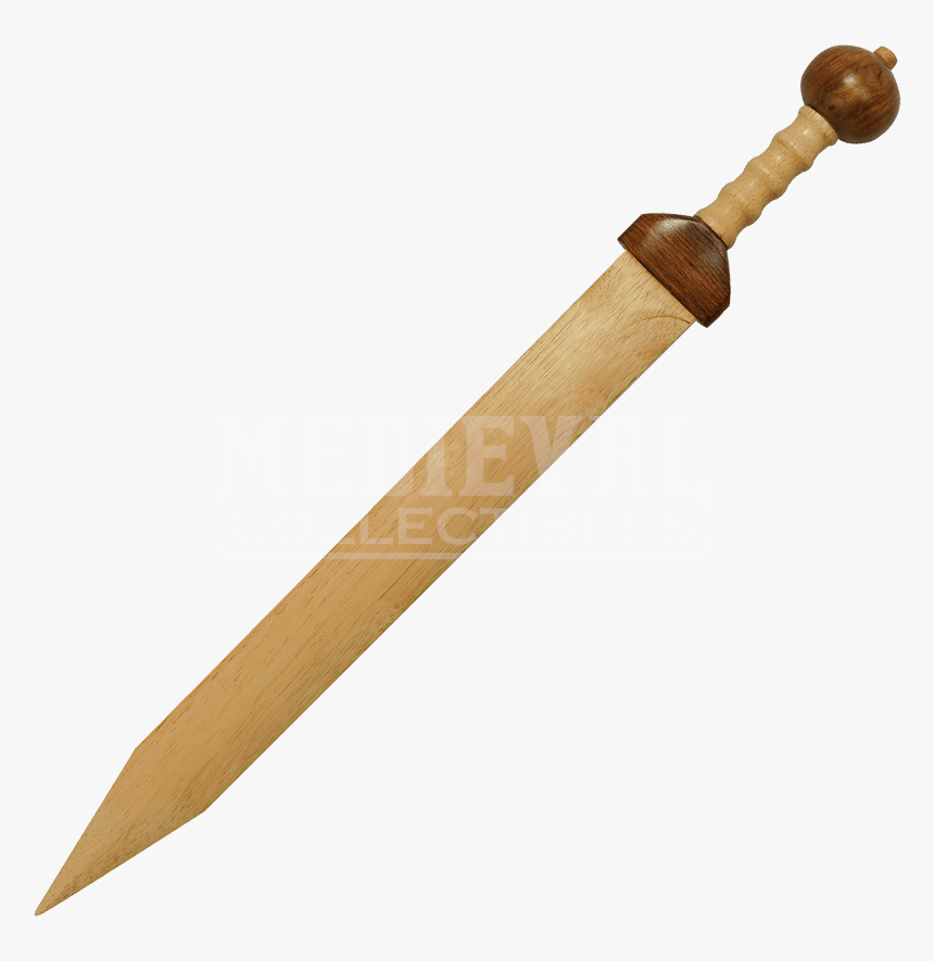 Clip Art Japanese Wooden Sword - Wooden Gladius Sword, HD Png Download