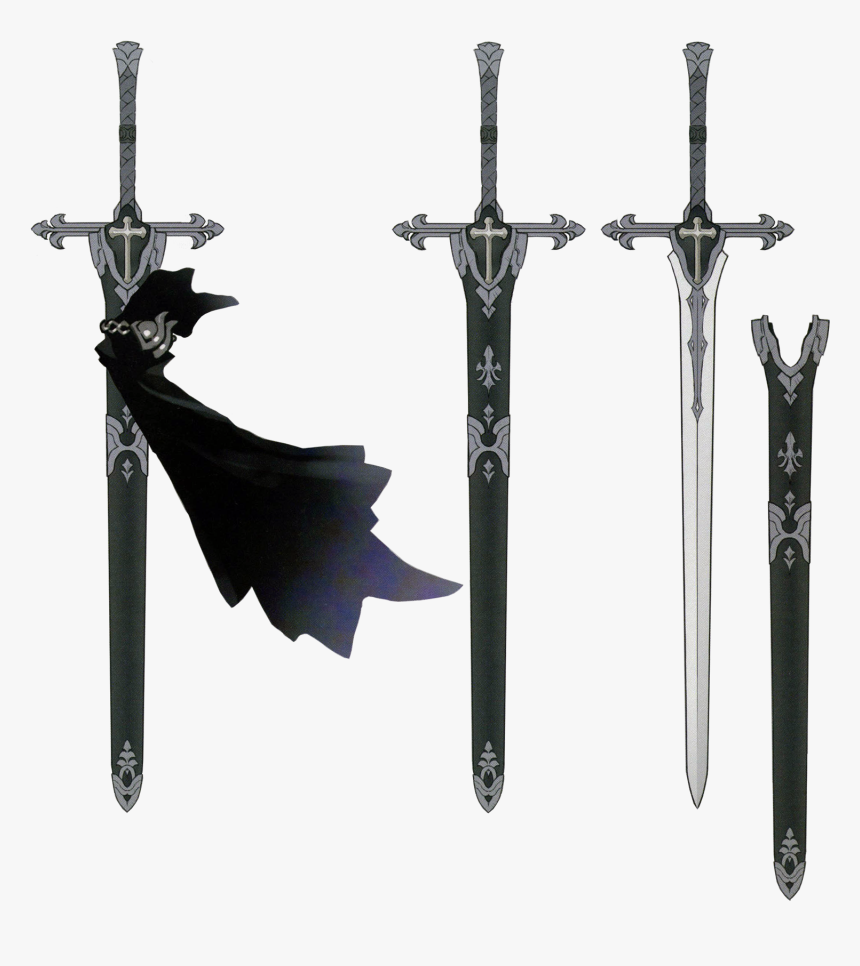 Excalibur Drawing Legendary Sword - Fate Mordred Sword, HD Png Download
