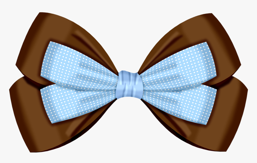 Laco Marrom Com Azul Png, Transparent Png