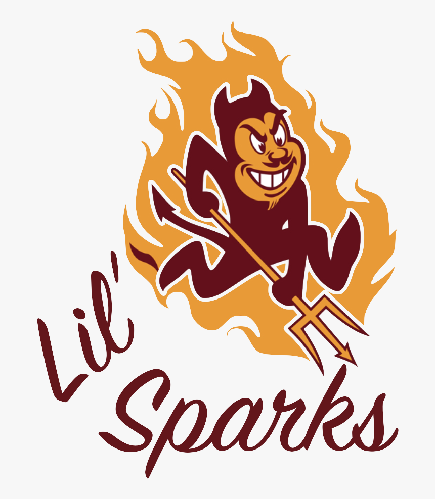 10u Little Sparks - Arizona State Sun Devils Mascot, HD Png Download