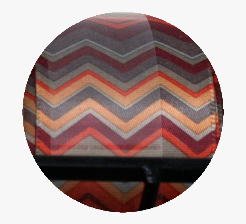 Chevron Print Ribbon- Brown/ Orange, HD Png Download