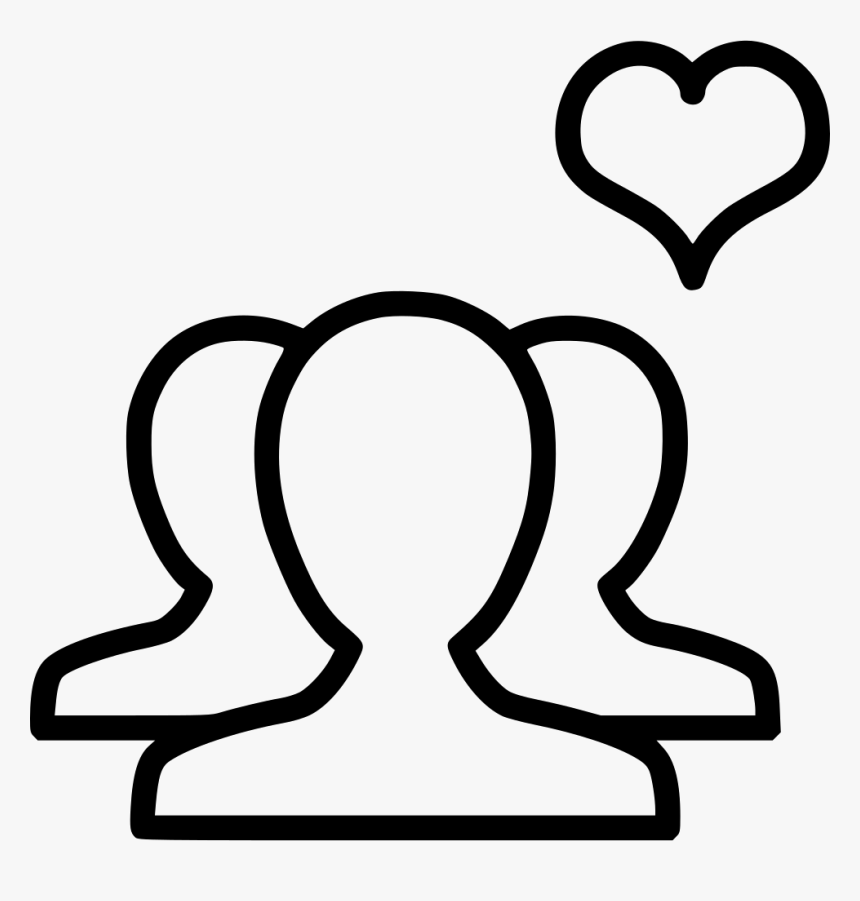 Group S Contacts People Like Love Heart Favorite - Create New Group Icon, HD Png Download