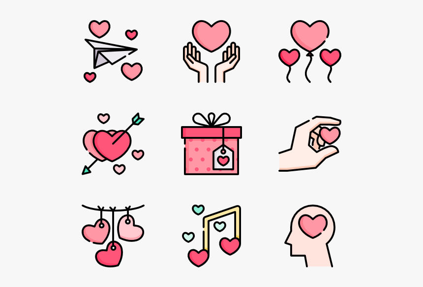 Background Love Icon, HD Png Download