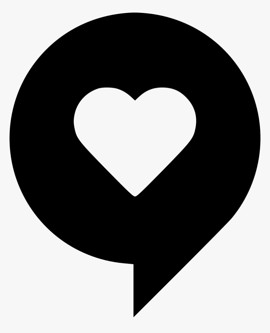 Heart Icon Png Round - Heart, Transparent Png