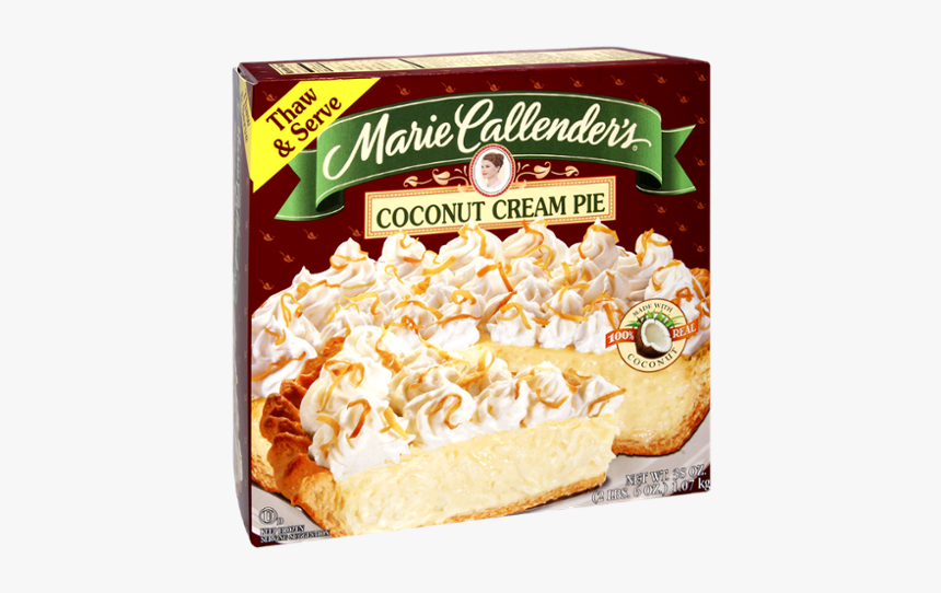 Marie Callender's Coconut Cream Pie Frozen, HD Png Download
