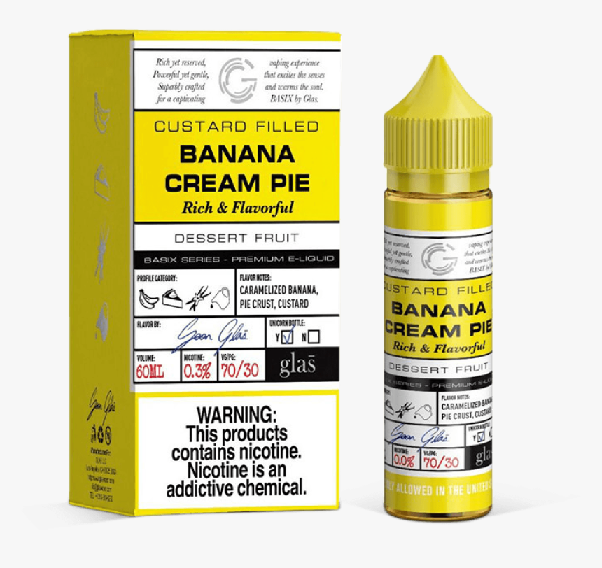 Transparent Cream Pie Png - Glas Banana Cream Pie, Png Download