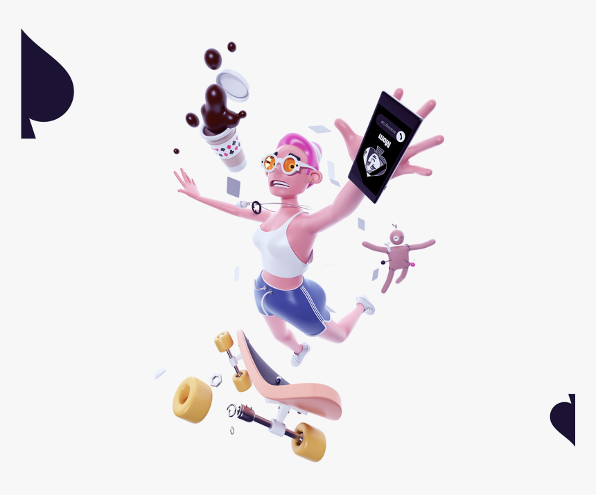 Queen Of Spades - Cartoon, HD Png Download