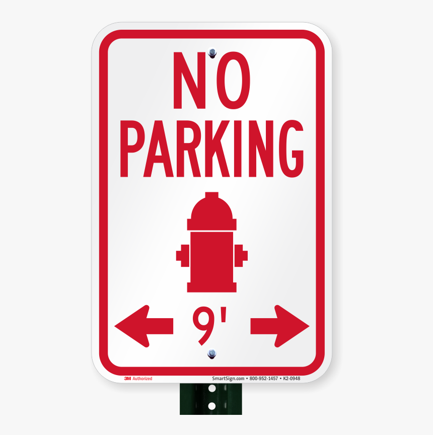 Fire Hydrant Signs Regulations - Parking Signs, HD Png Download