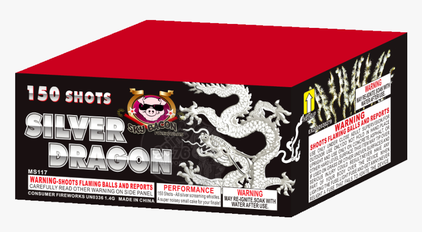 Silver Dragon Firework, HD Png Download
