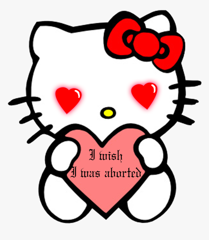 Not Your Bitch Candy Gory Cream Pie Tattoo Artist Usa - Hello Kitty Sketch Drawing, HD Png Download