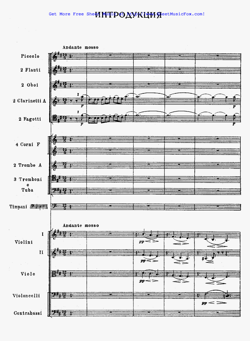 The Queen Of Spades, Op - Sheet Music Dark Eyed Sailor, HD Png Download