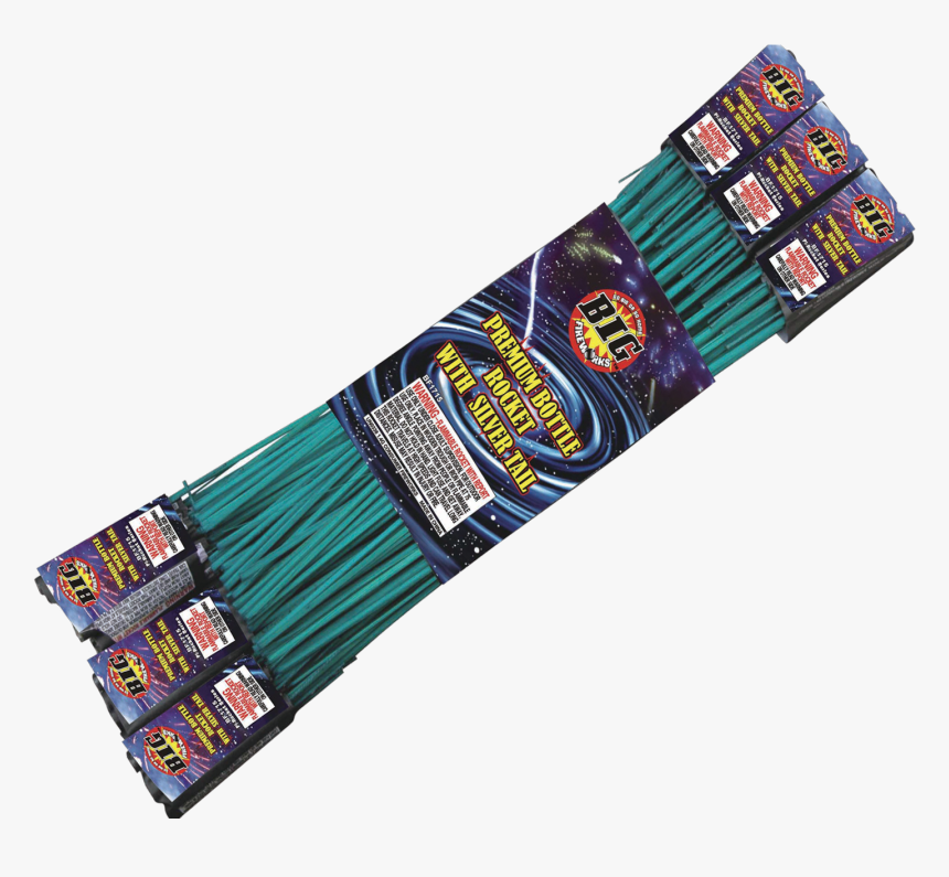 Silver Tail Premium Bottle Rocket 
 Title Silver Tail - Bottle Rocket With Silver Tail, HD Png Download