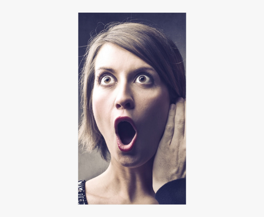 Surprise Girl Openmouth Mouth What Freetoedit - Gossip, HD Png Download