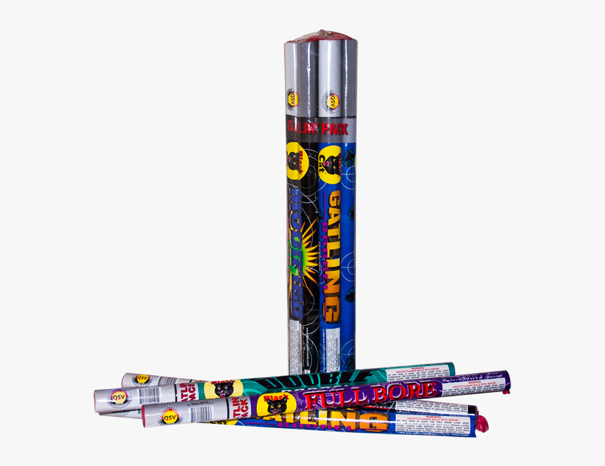10 Ball Roman Candle Gatlin Gun Fireworks - Roman Candle Fireworks Gun, HD Png Download