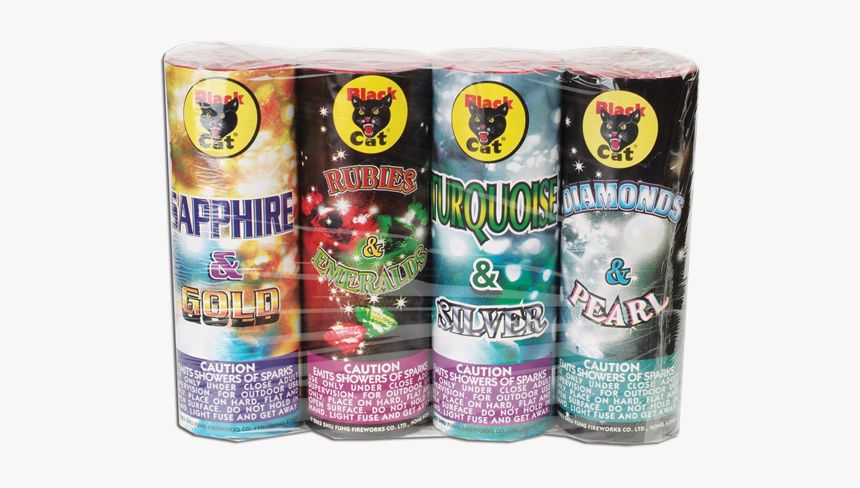 Assorted - Fountain Fireworks Black Cat, HD Png Download