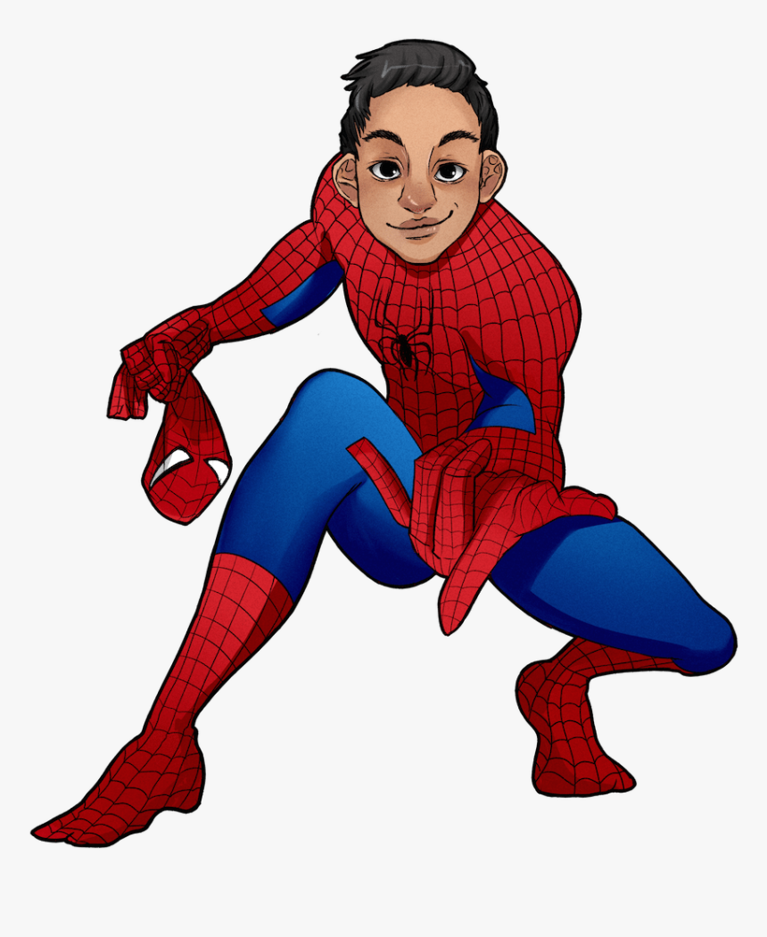 Julian As Spiderman By Arurmz Via Artcorgi - Spiderman Clip Art, HD Png Download