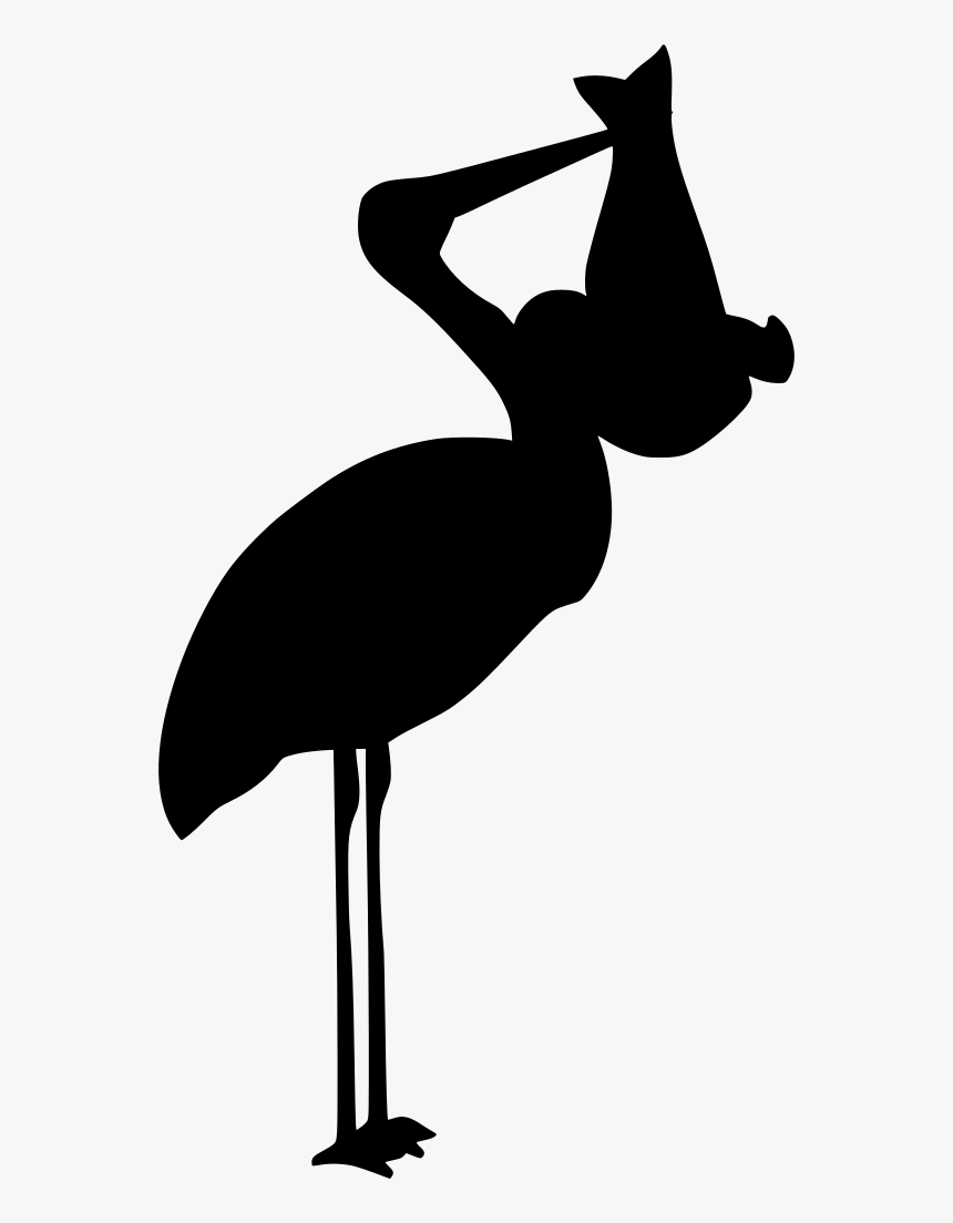 Stork Cake Topper Clipart , Png Download - Stork Baby Boy Png, Transparent Png
