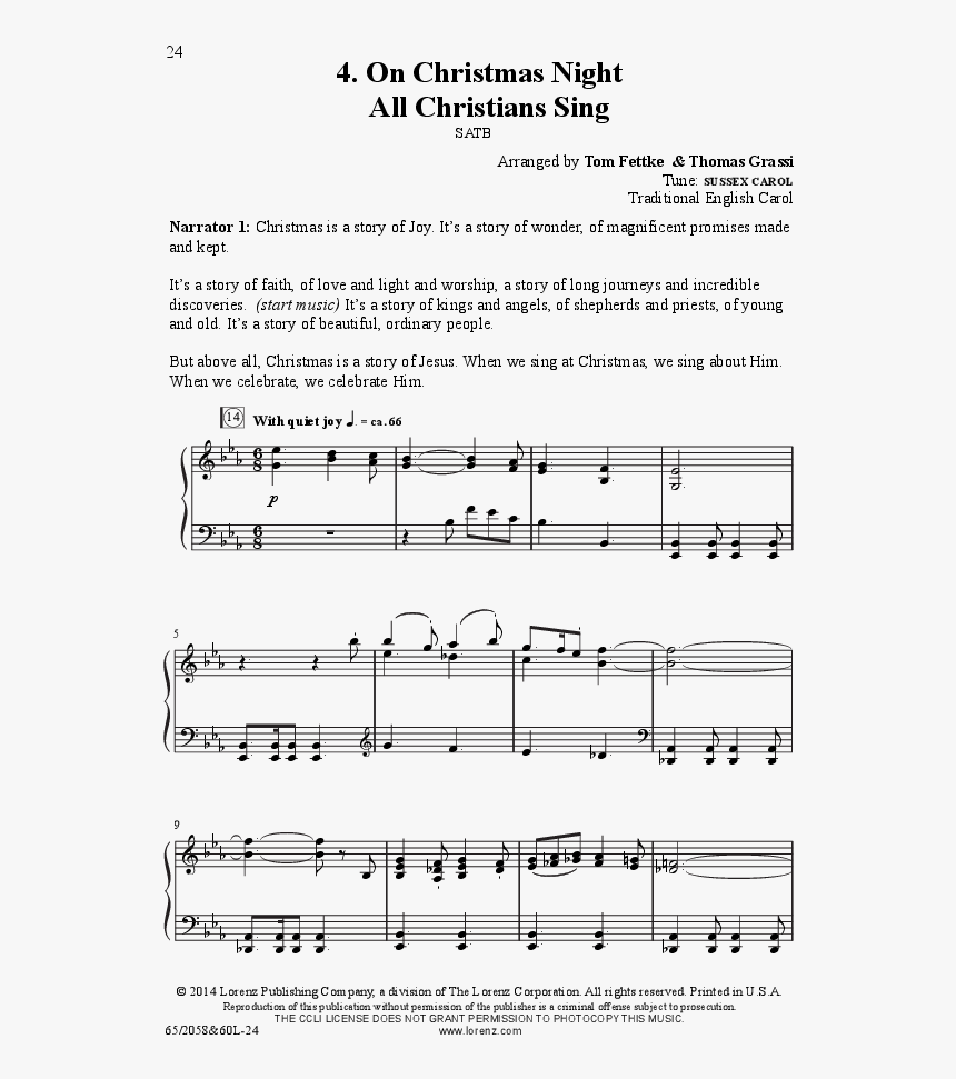 The Christmas Story Thumbnail - Sheet Music, HD Png Download