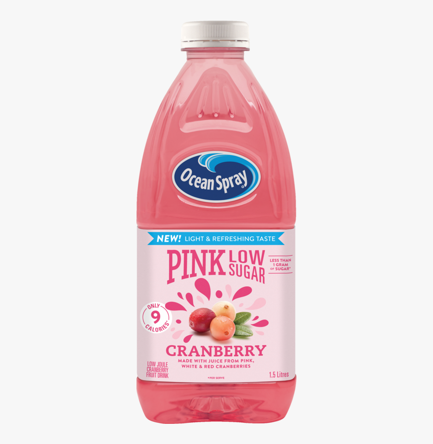Ocean Spray Pink Lite Cranberry Juice, HD Png Download