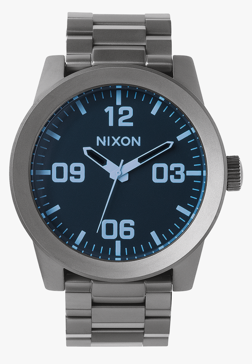 Nixon Black And Blue Watch, HD Png Download