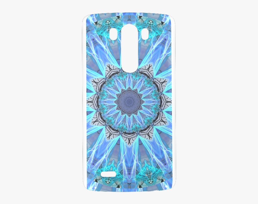 Sapphire Ice Flame, Cyan Blue Crystal Wheel Hard Case - Mobile Phone Case, HD Png Download
