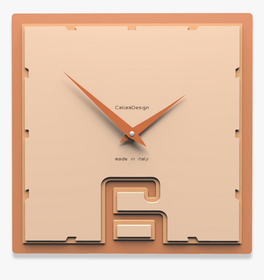 Picture Of Callea Design Modern Wall Clock Breath Pink - Clock, HD Png Download