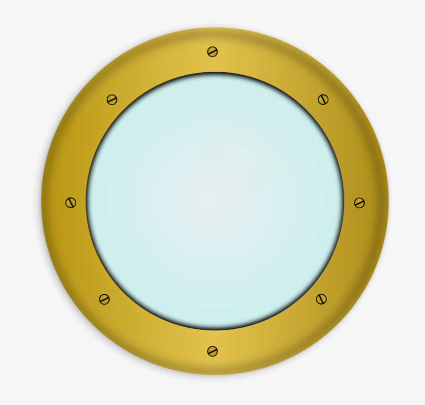 Material,yellow,window - Porthole Transparent, HD Png Download
