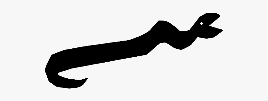 Snake Silhouette-1574764827 - Illustration, HD Png Download