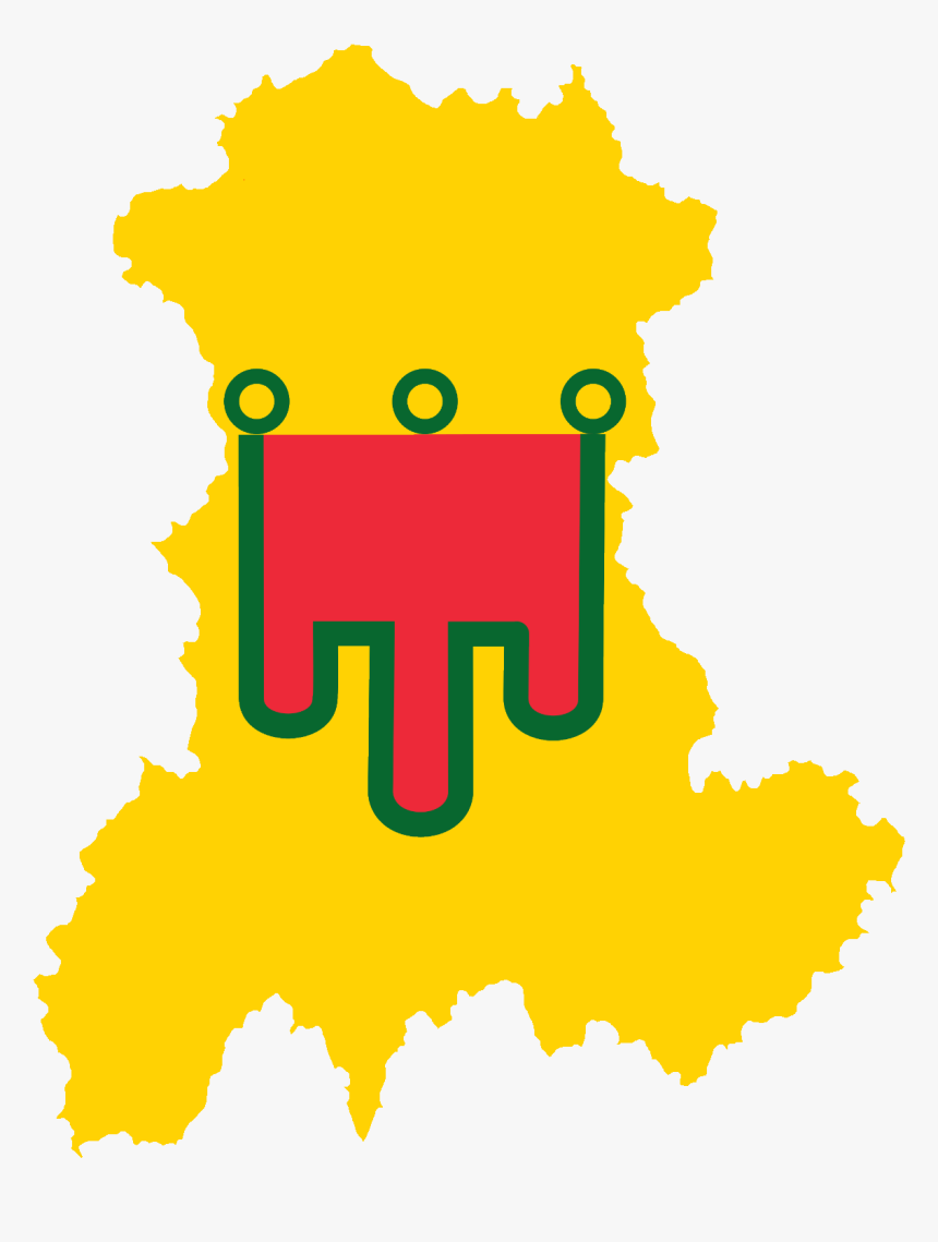 Auvergne Carte Drapeau - Auvergne Très Haut Débit, HD Png Download