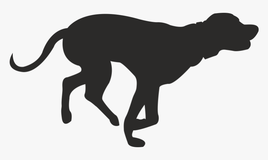 French Bulldog Bluetick Coonhound English Foxhound - Animals In Motion Silhouette, HD Png Download